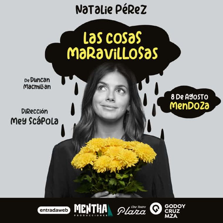 Natalie Pérez llega a Mendoza con su unipersonal. Foto: gentileza/ Entrada Web. Natalie Pérez llega a Mendoza con su unipersonal. Foto: gentileza/ Entrada Web. 