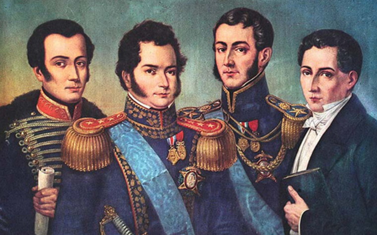 San Martín y O’Higgins (izquierda), dos de los próceres pertenecientes a la Logia Lautaro. Foto: Archivo MDZ