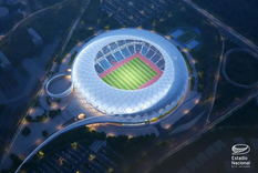 El estadio de fútbol que albergará a más de 60 mil personas.&nbsp;