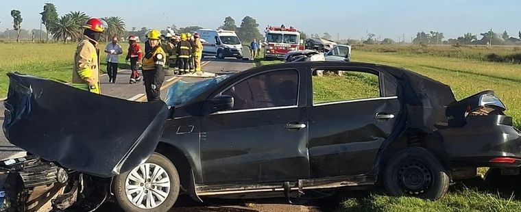 Fatal accidente en Santa Fe Foto: NA