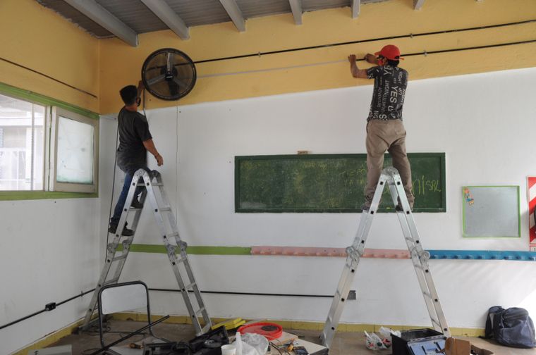 La DGE envió fondos para que las escuelas hagan reparaciones menores de cara al inicio de clases.&nbsp;