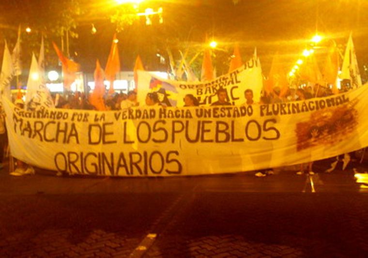 La marcha partió desde Peatonal y San Martín. Foto: MDZ