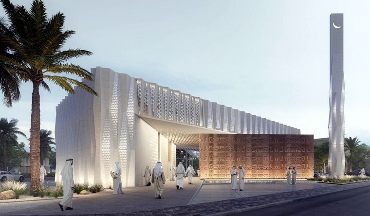 mezquita 3D Dubái Así lucirá la mezquita impresa en 3D. Foto: JT+Partners and IACAD